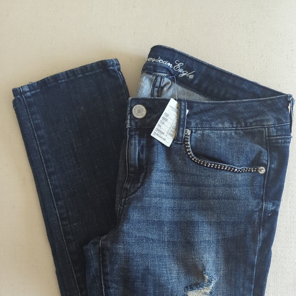 American Eagle Outfitters Blue Skinny Jeans